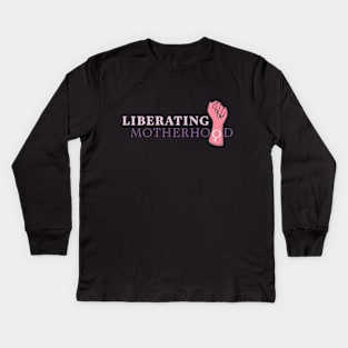 Liberating Motherhood Logo Kids Long Sleeve T-Shirt